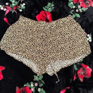 cheetah print shorts